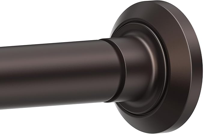 ENJOYBASICS Shower Curtain Rod 30 to 88 Inches, Stainless Steel Adjustable Spring Tension Rods No Drill for Bathroom, Closet, Window, Room Divider, Never Rust, Non Slip, Bronze