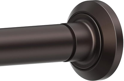 ENJOYBASICS Shower Curtain Rod 30 to 52 Inches, Stainless Steel Adjustable Spring Tension Rods No Drill for Bathroom, Closet, Window, Room Divider, Never Rust, Non Slip, Bronze