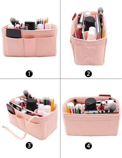 LEXSION Felt Insert Bag Organizer Bag In Bag For Handbag Purse Organizer Fits Speedy Neverful