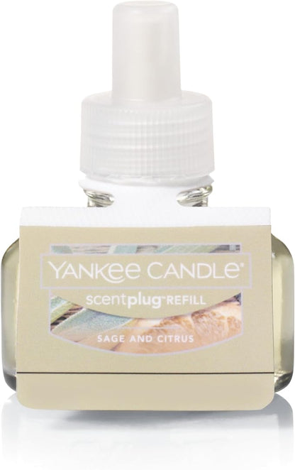 Yankee Candle ScentPlug Refill (2.5 Ounce (Pack of 4), Sage & Citrus)