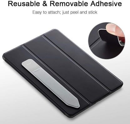 ESR Pencil Holder Compatible with Pencil (2nd/1st Generation) & Pencil (USB-C), Elastic Pocket, Stylus Pens Protected and Safe, Pouch Adhesive Sleeve Attached to Case for Stylus Pens, Silver Grey