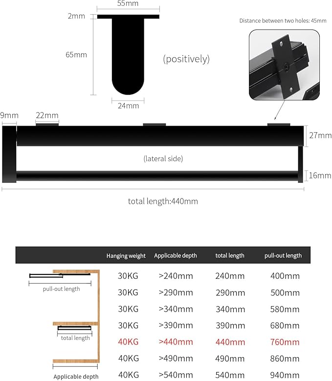 pull out closet rod pull out pants rack for closet valet rods for closets black valet rod closet 17-3/8 inch pull out telescopic trouser rack shallow cabinet organize pants clothes