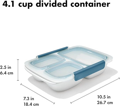 OXO Good Grips Prep and Go Divided Container - Ocean Blue