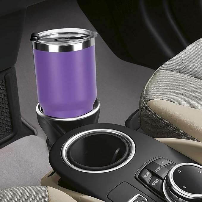 SYACOT 30oz Tumbler Double Wall Stainless Steel Vacuum Insulated Travel Mug with Splash-Proof Lid Metal Straw and Brush