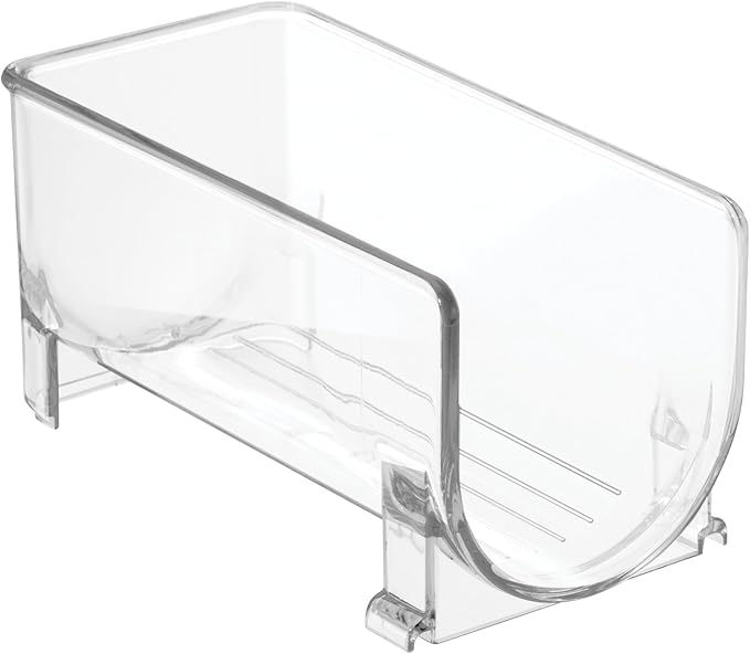 iDesign Stackable Bottle Holder for Water or Wine Bottles– Clear