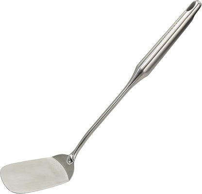 Stainless Steel Cooking Spatula,15 Inch Metal Turner, Kitchen Slotted Flipper For Grills, Camping BBQ’s, Frying Pancakes, Burgers, Large Cookware For the Professional Chef