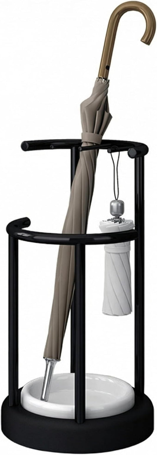 Umbrella Stand with Detachable Drip Tray, Umbrella Holder for Entryway, Rust Proof Umbrella Storage Rack for Homes, Offices, Mudrooms