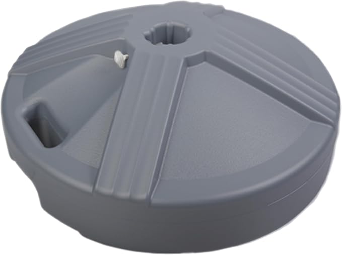 US Weight Durable 50 Pound Fillable Umbrella Base Designed to be Used with a Patio Table