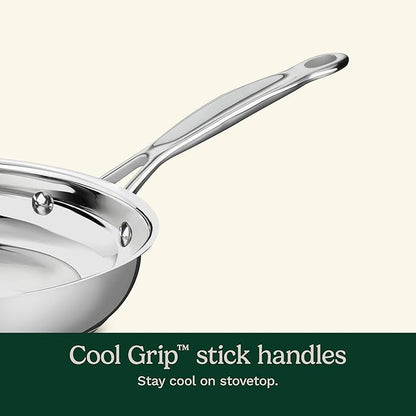 Cuisinart 7-Piece Cookware Set, Chef's Classic Stainless Steel Collection, 77-7P1