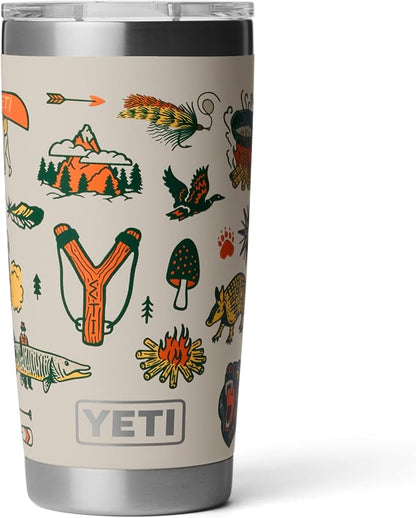 YETI Rambler 20 oz Stainless Steel Vacuum Insulated Tumbler w/MagSlider Lid