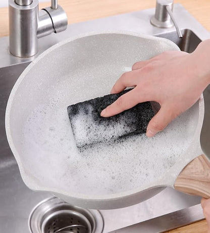 36 - Pack Non-Scratch Scrub Sponges - Sponges for Dishes and Washing Dishes, Cleaning Sponges for Kitchen Home and More(Black