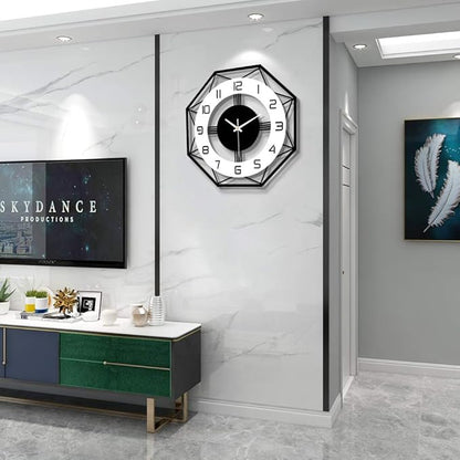 Large Wall Clocks for Living Room Decor Modern Silent Wall Clock for Home House Kitchen Bedroom Decorative Big Wall Clock Non Ticking Battery Operated Quartz for Bathroom Outdoor Indoor 14 Inch