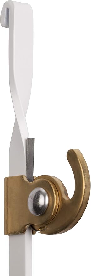 STAS art hanging set: steel rod 4x10mm white 100 cm + hook
