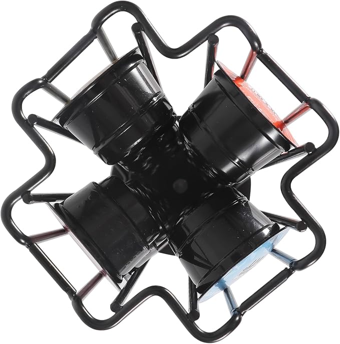 Coffee Pod Holder Carousel Compatible For Starbucks Verismo,Lavazza Blue, CBTL,K-fee,Tchibo Cafissimo,Caffitaly systems,Coffee Pods Storage Organizer Stand Holds up to 28 Capsule Pods