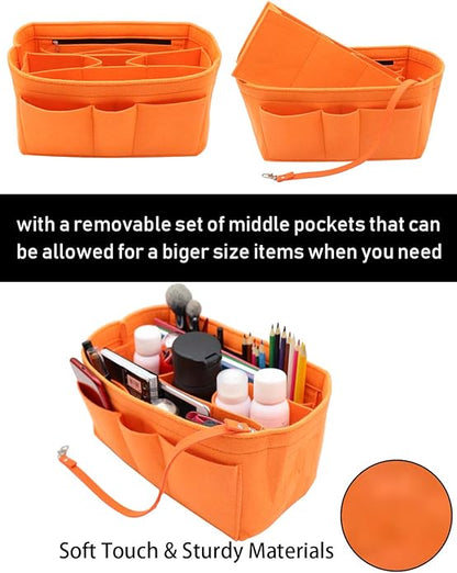 LEXSION Felt Insert Bag Organizer Bag In Bag For Handbag Purse Organizer Fits Speedy Neverful