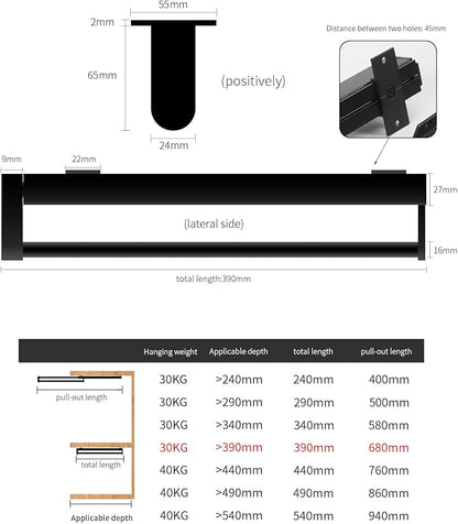 pull out closet rod pull out pants rack for closet valet rod closet black valet rods for closets 15-3/8 inch pull out telescopic trouser rack shallow cabinet organize pants and clothes