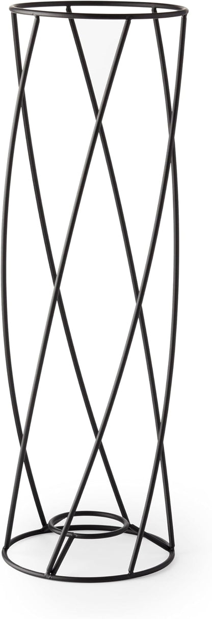 Better Living Products 53780 TWIST Toilet Paper Reserve, Holds 4-Jumbo Rolls, Matte Black