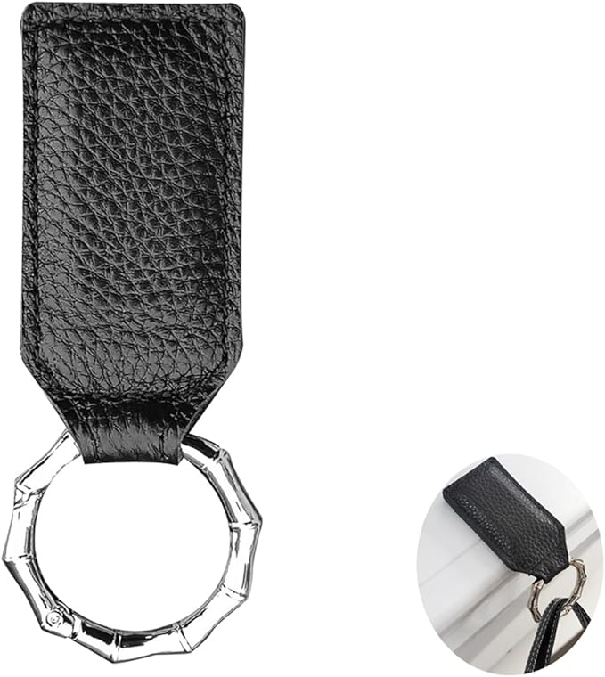 Magnetic Purse Hanger Black Heavy Duty Keychain Handbag Holder for Table
