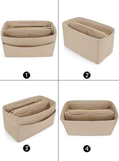 LEXSION Felt Insert Bag Organizer Bag In Bag For Handbag Purse Organizer Fits Speedy Neverful