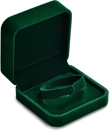 Green Small Bracelet Box Velvet Jewelry Gift Box for Bangle Bracelet Jewelry Bangle Gift Box