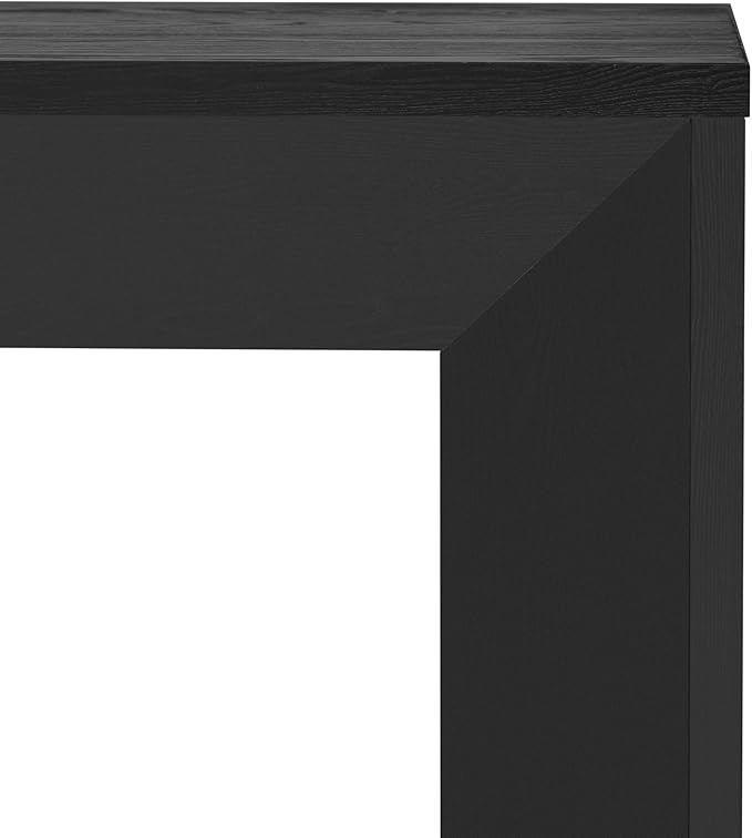 Modern Entryway Console Table 59-Inch Long Entry Sofa Table Accent Furniture for Living Room Hallway, Easy Assembly, Black