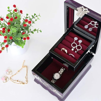 MADDesign Mother of Pearl Lacquered Jewelry Music Box
