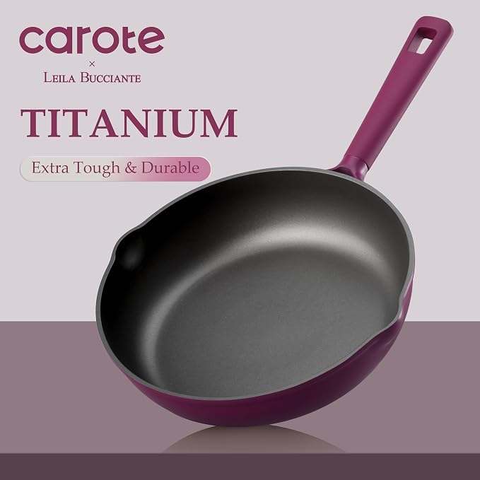 CAROTE 31PCS Pots and Pans Set, Nonstick Cookware Set Kitchen Non Stick Induction Cookware Non-toxic Granite Cooking set, PFOA Free