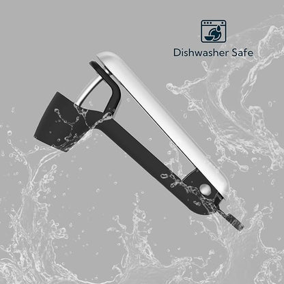 KITCHENDAO Cherry Pitter Tool, Larger Cross-Pitting Head, Sturdy Zinc Alloy Handle, Cherry Core Remover with Safety Lock, Dishwasher Safe