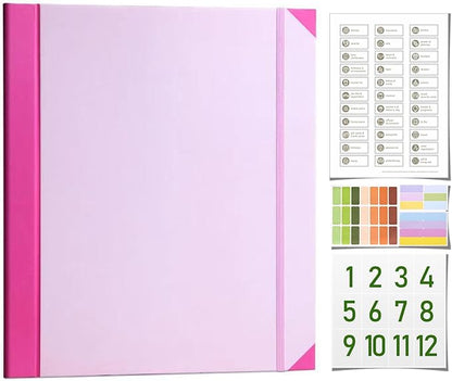 Important Document Organizer, The Life Book Document Organizer - Binder for Important Documents, Document Organizer Foliofor Bills Checks Birth Certificates etc