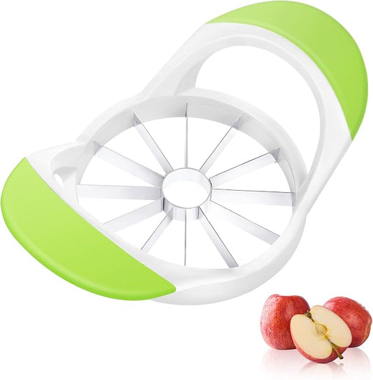 Supercenter Apple Cutter, Apple Corer and Slicer - 4.72 Inch Apple Slicer | Stainless Steel Apple Corer Tool with 12 Super Sharp Blades, lightweight Apple Slicer and Corer with Anti-slip Handle