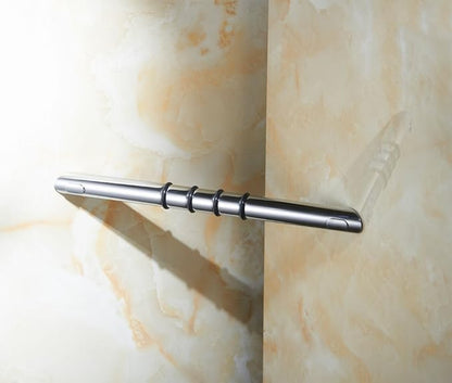 Shower Foot Rest,Chrome Shower Foot Rest for Shaving Legs,Wall Mounted Corner Shower Foot Stool,Heavy Duty Brass Bar Bathroom Step Foot Ledge Polished Chrome