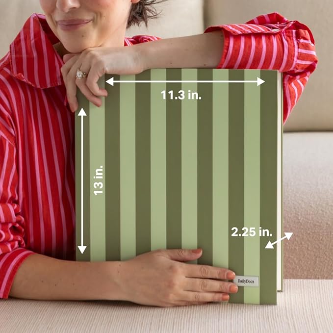 Document Organizer Binder – Premium Linen Folder System with Full & Half-Page Envelopes for Important Papers, Passports, Birth Certificates & More