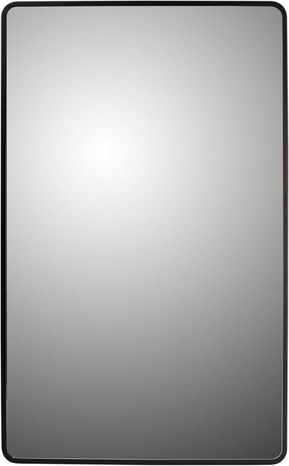 Ketcham 24" W x 36" H Round Corner Midnight Series, Surface Mounted Medicine Cabinet