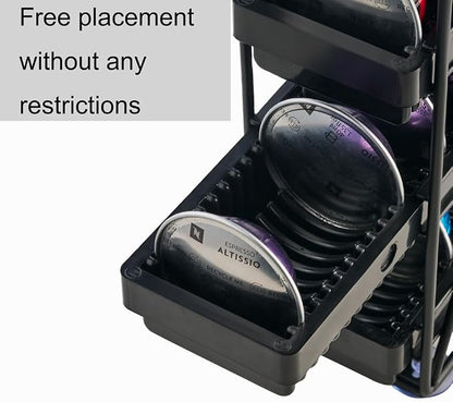 coffee Pod Holder 3 Tier Coffee Pod Holder For Countertop With 24 pods,Black 1pcs