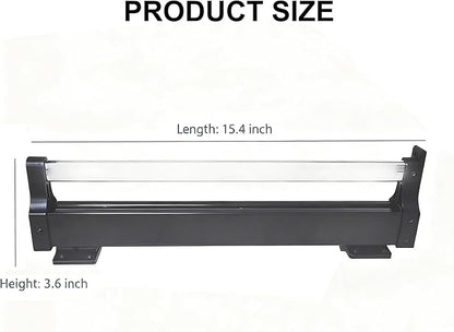 Pull Out Clothes Hanger Rail for Closet, Adjustable Heavy Duty Steel Clothes Storage Hanger Rack Bar for Pants Coats (392mm/15.4inch)