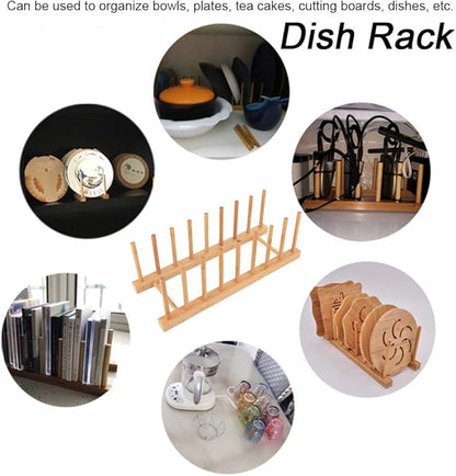 Dish Drying Rack, Pot Lid Plate Rack Organizer Holder Versatile Organizer, Cutting Board Drying Holder, Kitchen Storage Cabinet Organizing for Cup Pot Lid