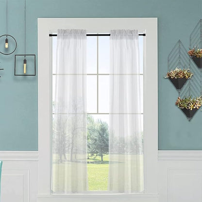 AIZESI Black Spring Tension Rods Adjustable 26 to 39 Tension Curtain Rod Small Tension Rod No Drilling Expandable Spring Loaded Curtain Tension Rod,Suitable for Doors and Windows 26 to 36 inch (3Pcs)