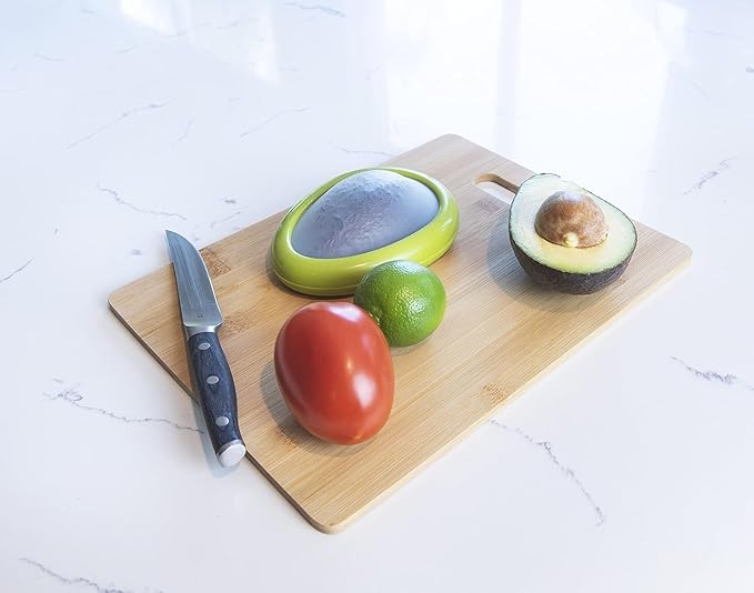 Joie Fresh Stretch Pod Avocado Storage Container, Silicone Food Saver, Keeps Leftover Produce Flavorful and Firm in Fridge, Reusable Kitchen Gadget, Dishwasher Safe, BPA-Free