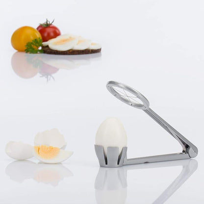 Westmark Wedge Egg Slicer - Heavy-Duty Aluminum Cutter with Stainless Steel Blades for Wedge Slices, Multi-Purpose Wedger for Eggs, Mushrooms, Strawberries & Kiwi, Kitchen Essentials