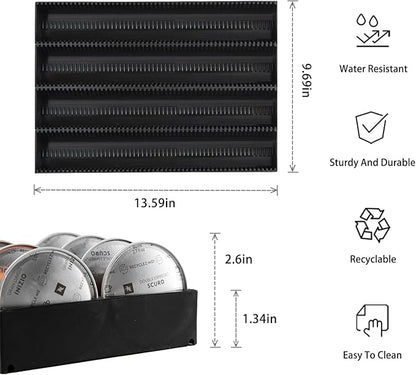 Coffee Pod Storage Holder Drawer Insert for Counter Compatible with Nespresso Vertuoline Capsules, Nespresso Pod Holder for Nespresso Vertuo for Home, Office, Coffee Station (2 Packs)