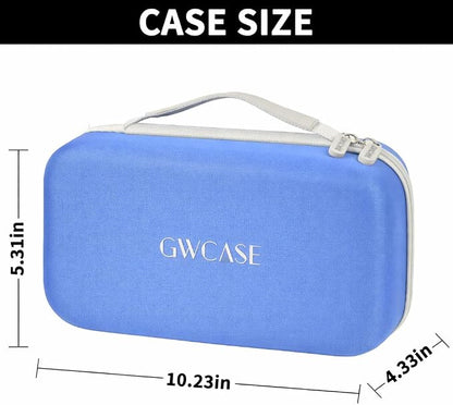 Case Compatible with Brady M210/ BMP21-PLUS/ M210 LAB Handheld Label Printer. Sticker Maker Portable Storage Holder Bag with Pocket for Brady Authentic Labels, USB Cable and Accessories(Box Only)-Blue