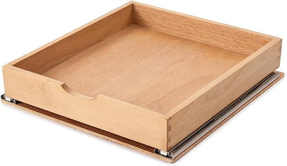Pull Out Cabinet Drawers - 6x2 Size Options (12-23'W,18-21'D), Pre-Assembled with Soft Close Slides, Solid Beechwood, Easy Installation(21'W x 21'D)