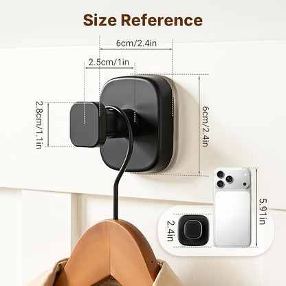 3 PCS Bathroom Hooks for Towels, Suction Cup Hooks for Shower, Door Hooks for Hanging Robe Loofah Removable Wall Hooks for Kitchen Glass Window Black
