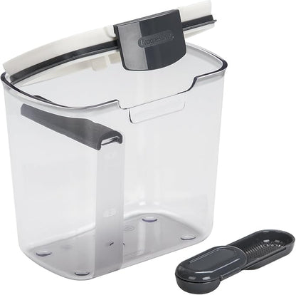 ProKeeper 1 Quart Airtight Powdered Sugar Storage Container – Grey, BPA-Free Plastic