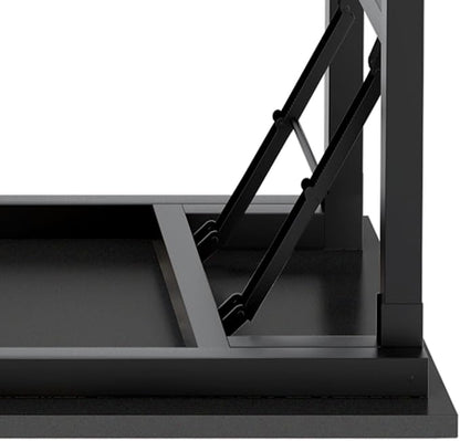 Need Folding Computer Desk, Large 60 inches Folding Table for Home Office, No Install Needed Foldable Writing Table Desk, Black