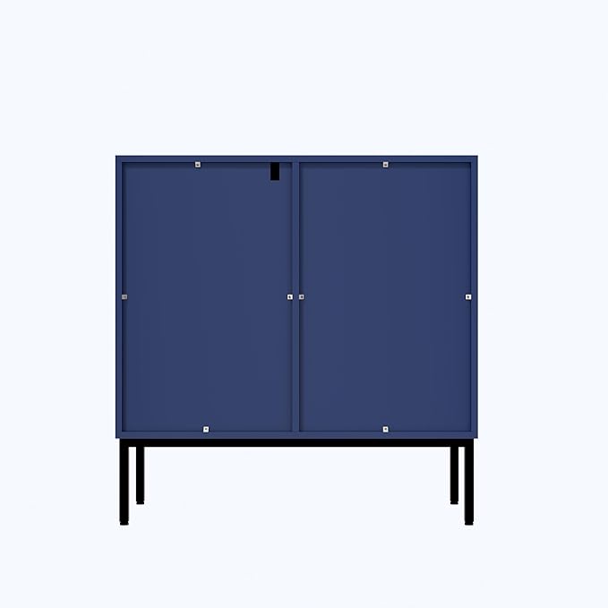 Fluted Sideboard, Buffet Cabinet with Storage, Wooden with Doors and Shelves, Accent Cabinet for Living Dining Room, Entryway