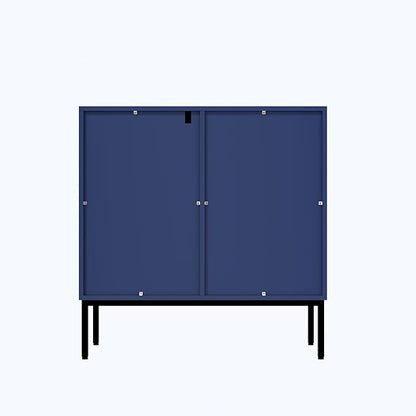 Fluted Sideboard, Buffet Cabinet with Storage, Wooden with Doors and Shelves, Accent Cabinet for Living Dining Room, Entryway