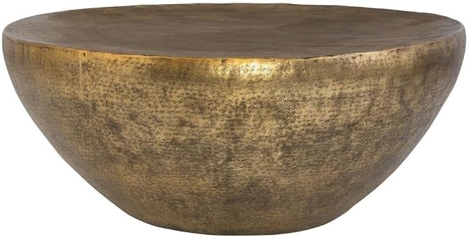 Uttermost Gilded Dome - Coffee Table-15 Inches Tall and 36 Inches Wide