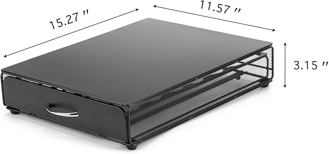 HiveNets Capsule Storage Drawer Coffee Holder Multiple Flavors Pods Organizer 35 Pcs Capacity (Metal)