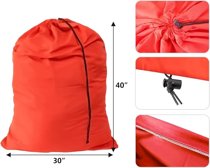 Laundry Bags 16 Pack, 6 Pcs Extra Large Laundry Bags Varied Colors 30"x40", 10 Pcs Mesh Bags for Delicates, for College Dorm Apartment Dwellers Travel (16PCS)